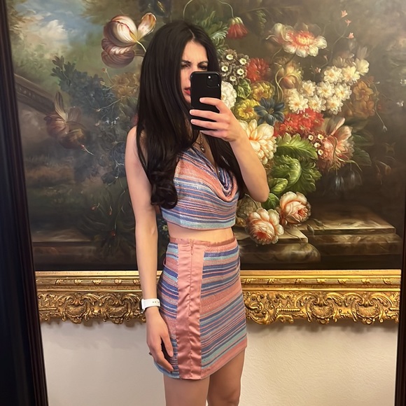 NWT $425 Ramy Brook skirt multi - Picture 5 of 9